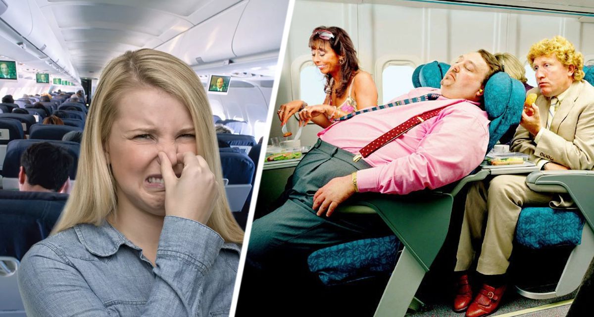 Задыхающаяся от вони в самолете туристка вычислила пукающего пассажира с помощью смартфона