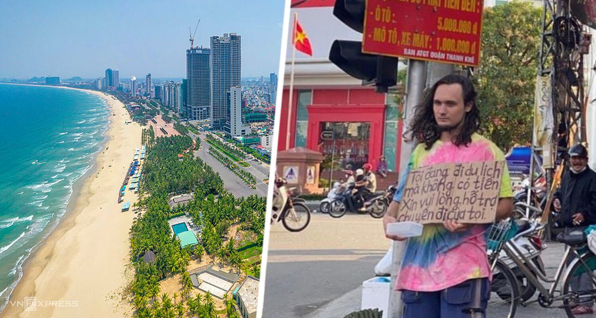 Российский турист просит милостыню на вьетнамском курорте, взволновав местных чиновников